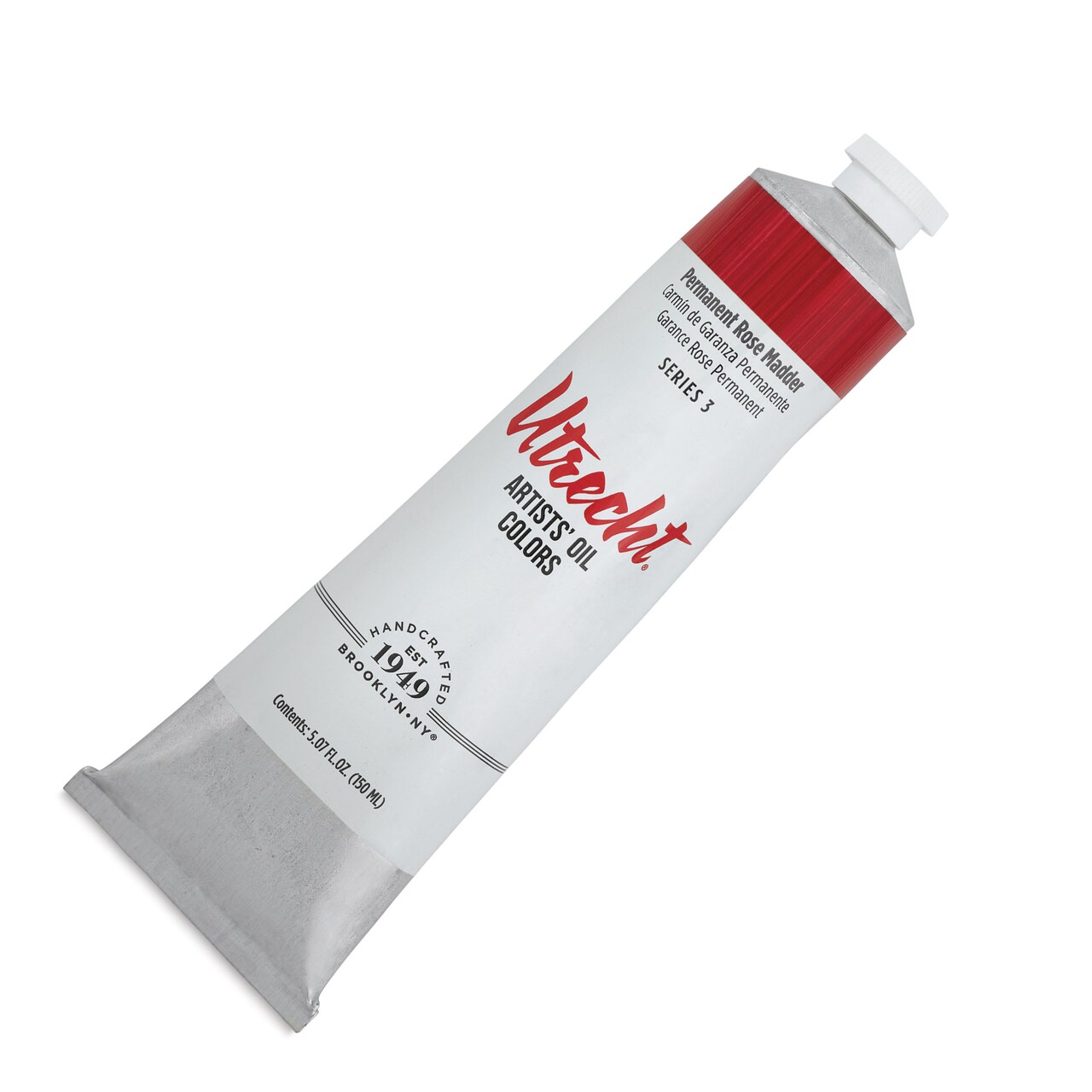 Utrecht Artists' Oil Paint - Permanent Rose Madder, 150 ml tube